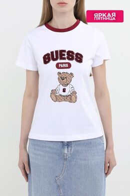 Guess: Хлопковая футболка 