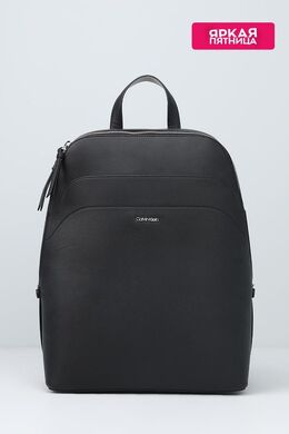 Calvin Klein: Чёрный рюкзак 