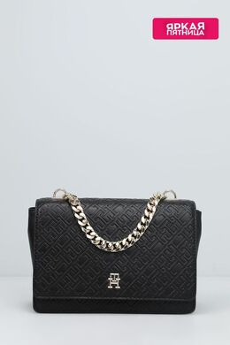 Tommy Hilfiger: Чёрная сумка  TH