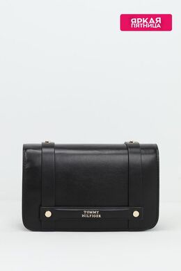 Tommy Hilfiger: Чёрная сумка  TH