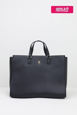 Tommy Hilfiger: Синяя сумка  TH