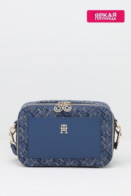 Tommy Hilfiger: Синяя сумка  TH