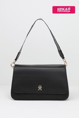 Tommy Hilfiger: Чёрная сумка  TH