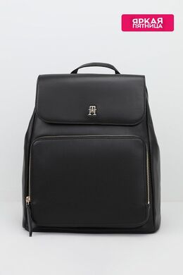 Tommy Hilfiger: Чёрный рюкзак  Soft