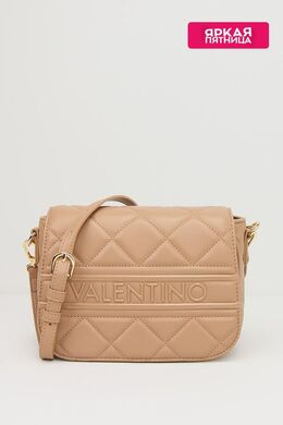 Valentino: Бежевая сумка 