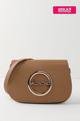 Valentino: Бежевая сумка 
