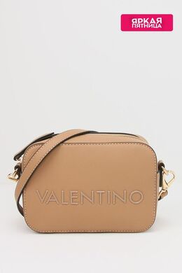 Valentino: Бежевая сумка 