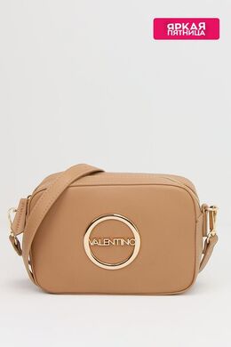 Valentino: Бежевая сумка 