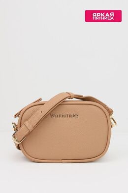 Valentino: Бежевая сумка 