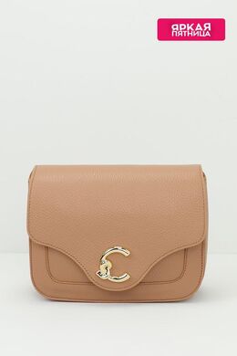 Coccinelle: Бежевая сумка 