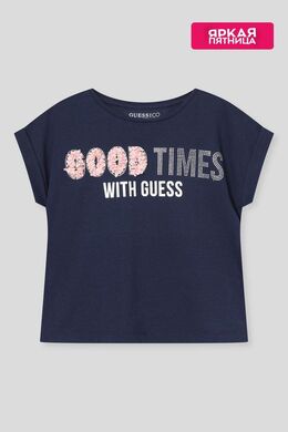 Guess: Хлопковая футболка 
