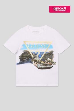 Guess: Хлопковая футболка 