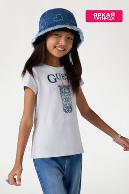 Guess: Хлопковая футболка 
