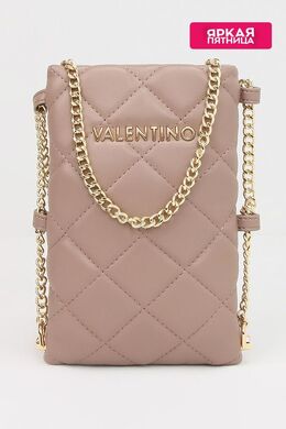 Valentino: Бежевая сумка 