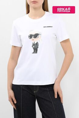 Karl Lagerfeld: Хлопковая футболка 