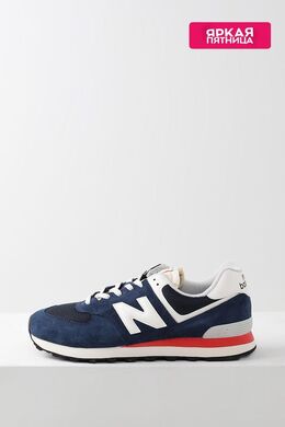 NEW BALANCE: Синие кроссовки  574