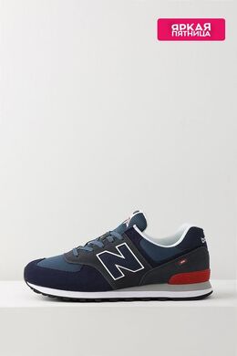 NEW BALANCE: Синие кроссовки  574