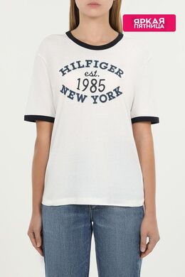 Tommy Hilfiger: Хлопковая футболка 