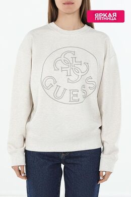 Guess: Бежевый свитшот 
