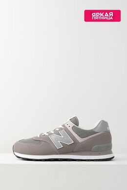 NEW BALANCE: Серые кроссовки  574