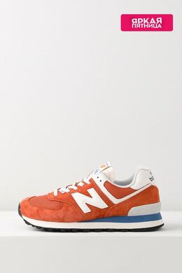 NEW BALANCE: Оранжевые кроссовки  574