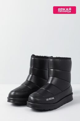 Love Moschino: Чёрные ботинки 