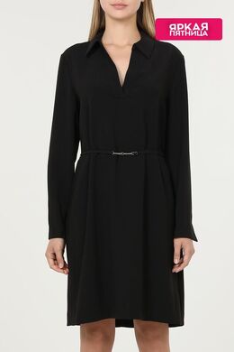 Calvin Klein: Платье с воротником 