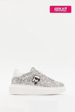 Karl Lagerfeld: Серебристые кеды 