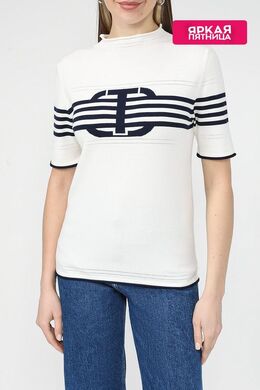 TWINSET: Белый свитер 