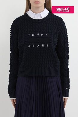 Tommy Jeans: Синий свитер 
