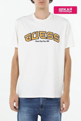 Guess: Хлопковая футболка 