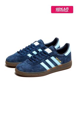 Adidas: Синие кроссовки  Handball Spezial