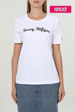 Tommy Hilfiger: Хлопковая футболка 