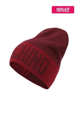 Moschino: Бордовая шапка 