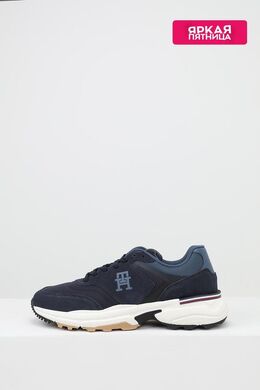 Tommy Hilfiger: Синие кроссовки  Runner