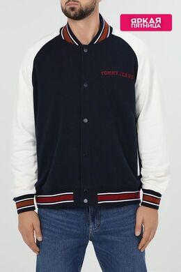 Tommy Jeans: Синяя толстовка 