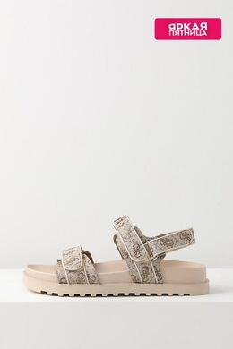 Guess: Бежевые сандалии 