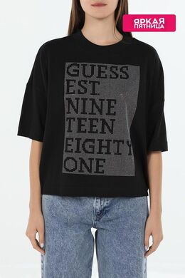Guess: Хлопковая футболка 