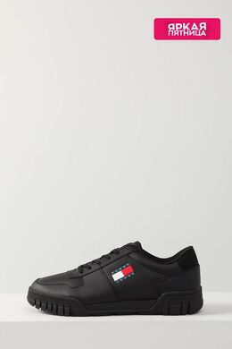 Tommy Hilfiger: Чёрные кеды 