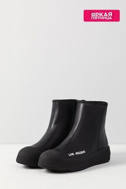 Love Moschino: Чёрные ботинки 
