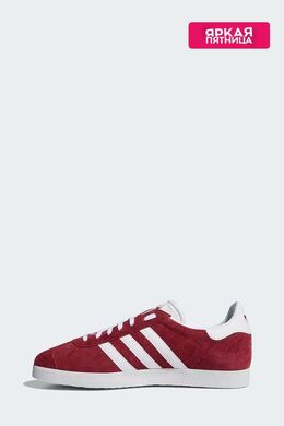 Adidas: Бордовые кеды  Gazelle