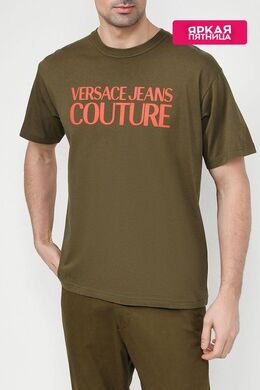 VERSACE JEANS COUTURE: Хлопковая футболка 