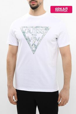 Guess: Хлопковая футболка 
