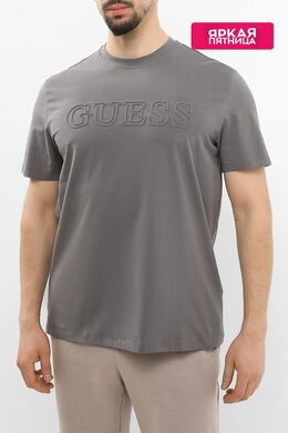 Guess: Хлопковая футболка 