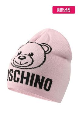 Moschino: Розовая шапка 