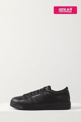 EMPORIO ARMANI: Чёрные кеды 