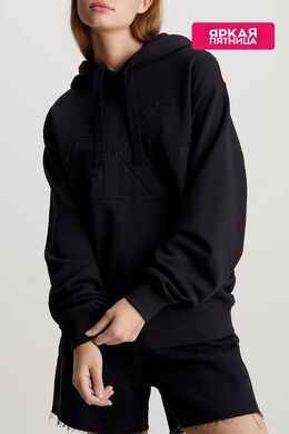 Calvin Klein Jeans: Чёрная толстовка 