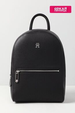 Tommy Hilfiger: Чёрный рюкзак  TH