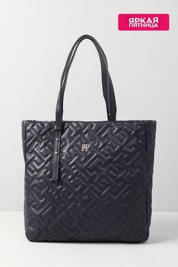 Tommy Hilfiger: Синяя сумка  Soft