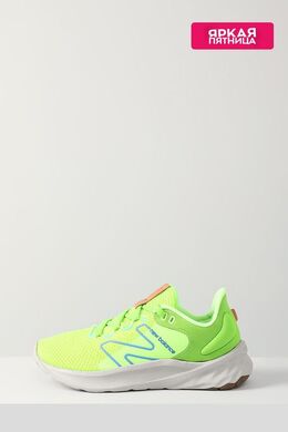 NEW BALANCE: Зелёные кроссовки  Fresh Foam